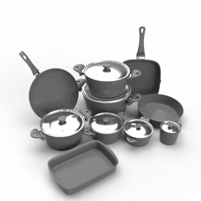 صورة طقم جرانيت توب شيف 16قطعة