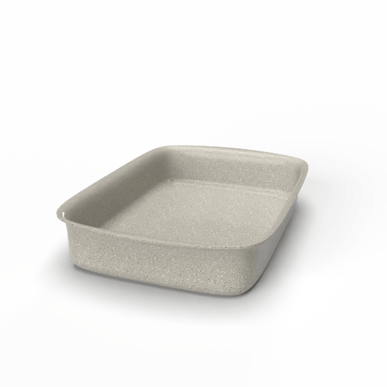 TopChef Oblong Oven Pan - 35cm  - Beige -0