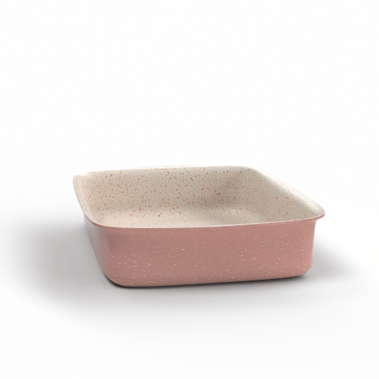 TopChef Oblong Oven Pan - 35cm  - pink 